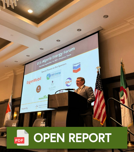 Event Report: 2024 US-Algeria Energy Forum