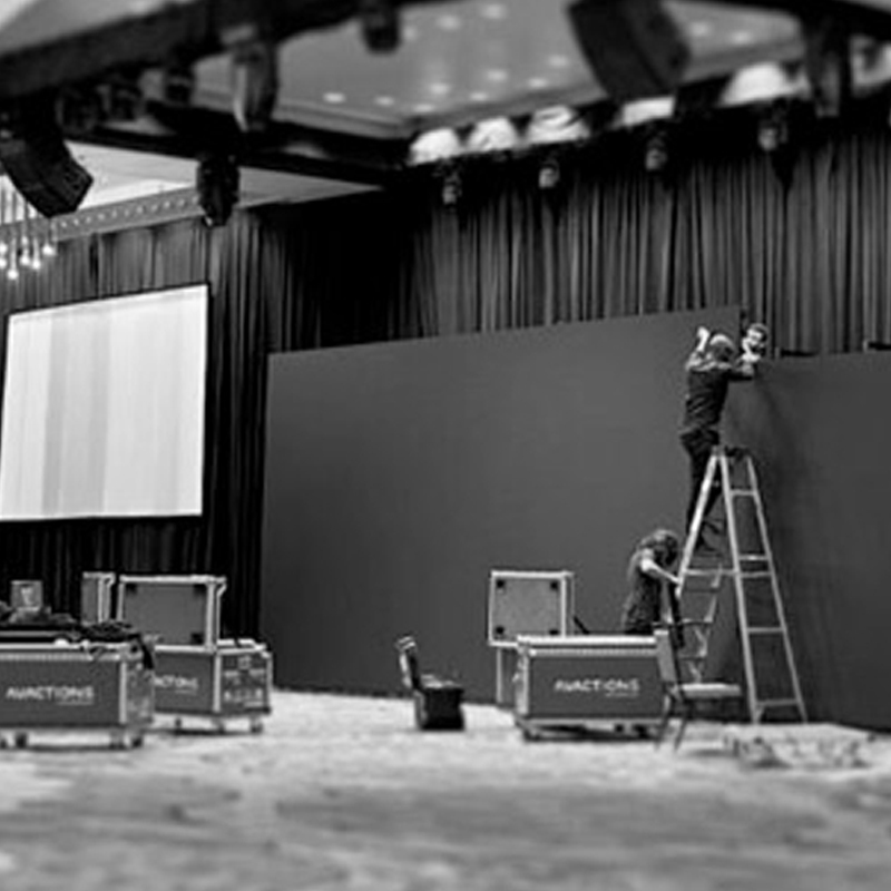 Technical-team-installing-video-wall Technical-team-installing-video-wall