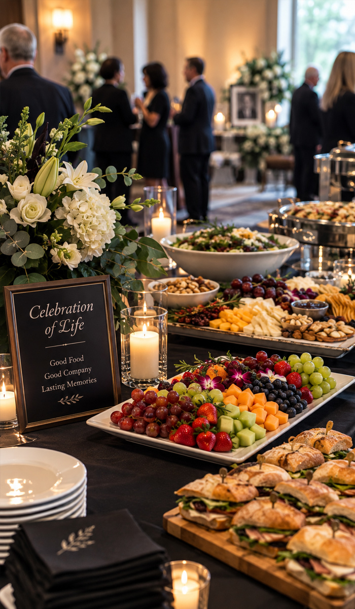 Celebration of Life and Funeral Event Catering