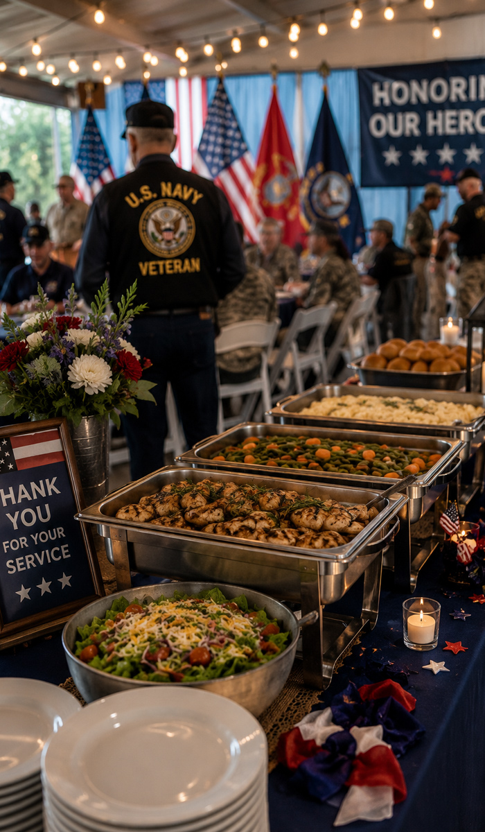 military events catering